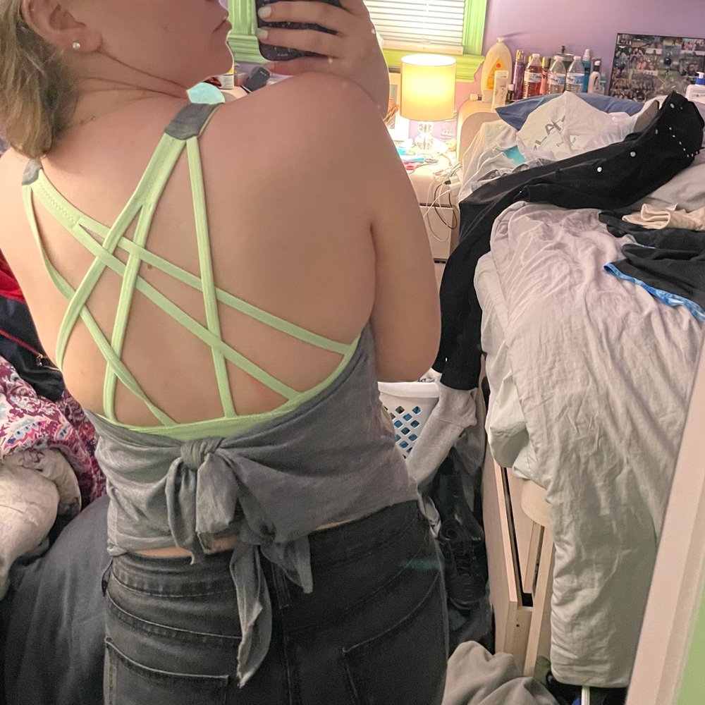 Lululemon Tie Back Tank and Bra